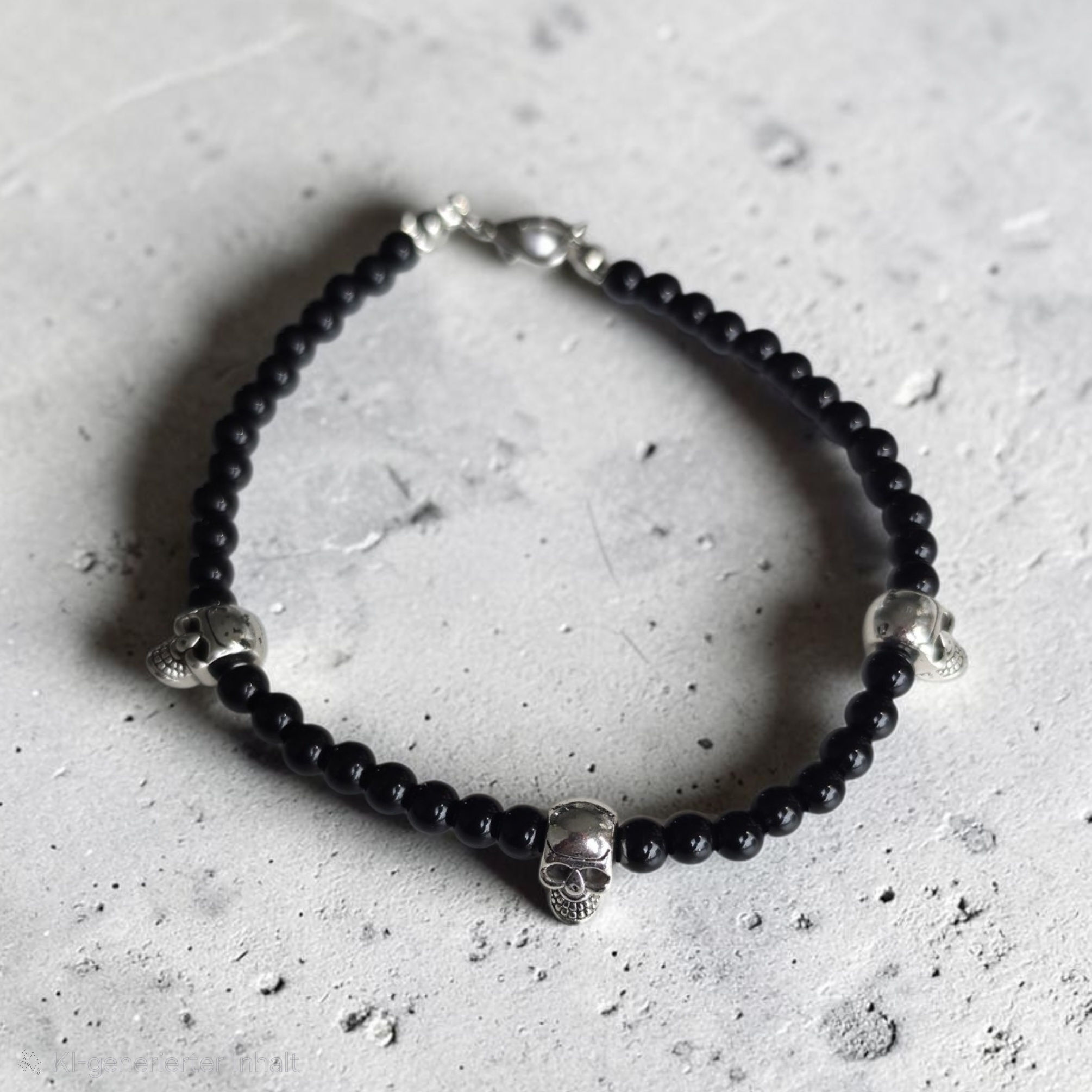 Fine Skull Armband