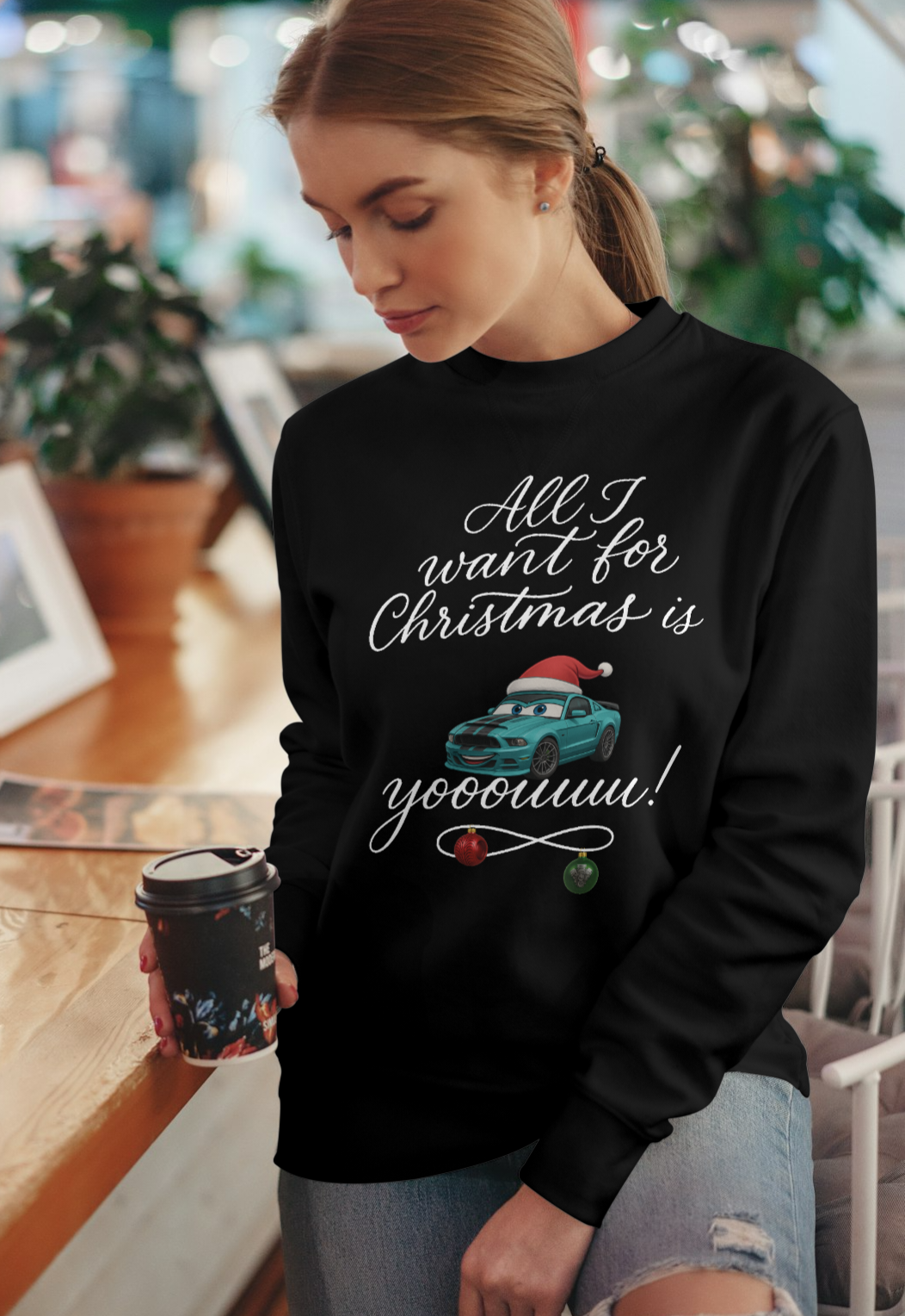 Car Christmas Pullover