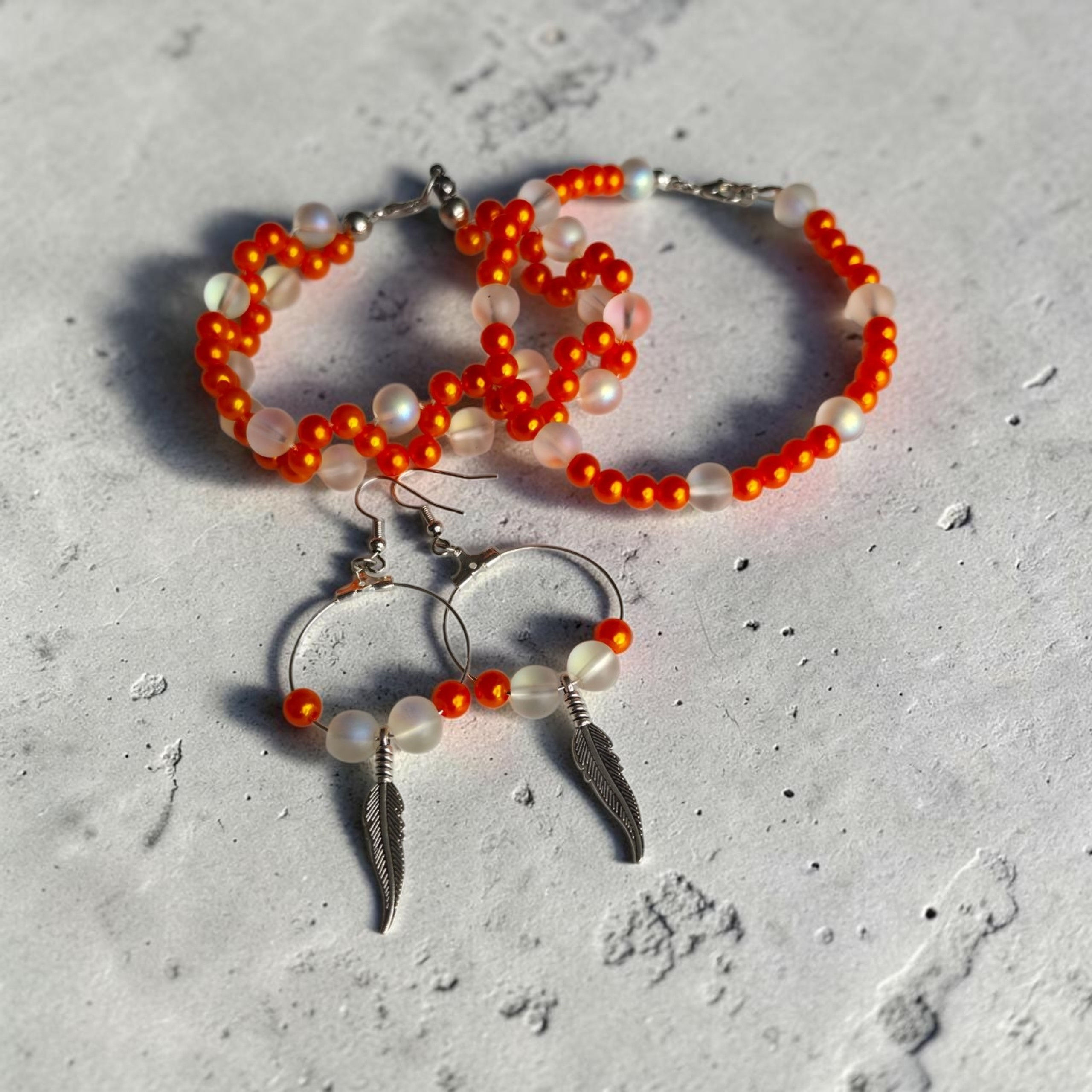 Orange Glow Trio Set
