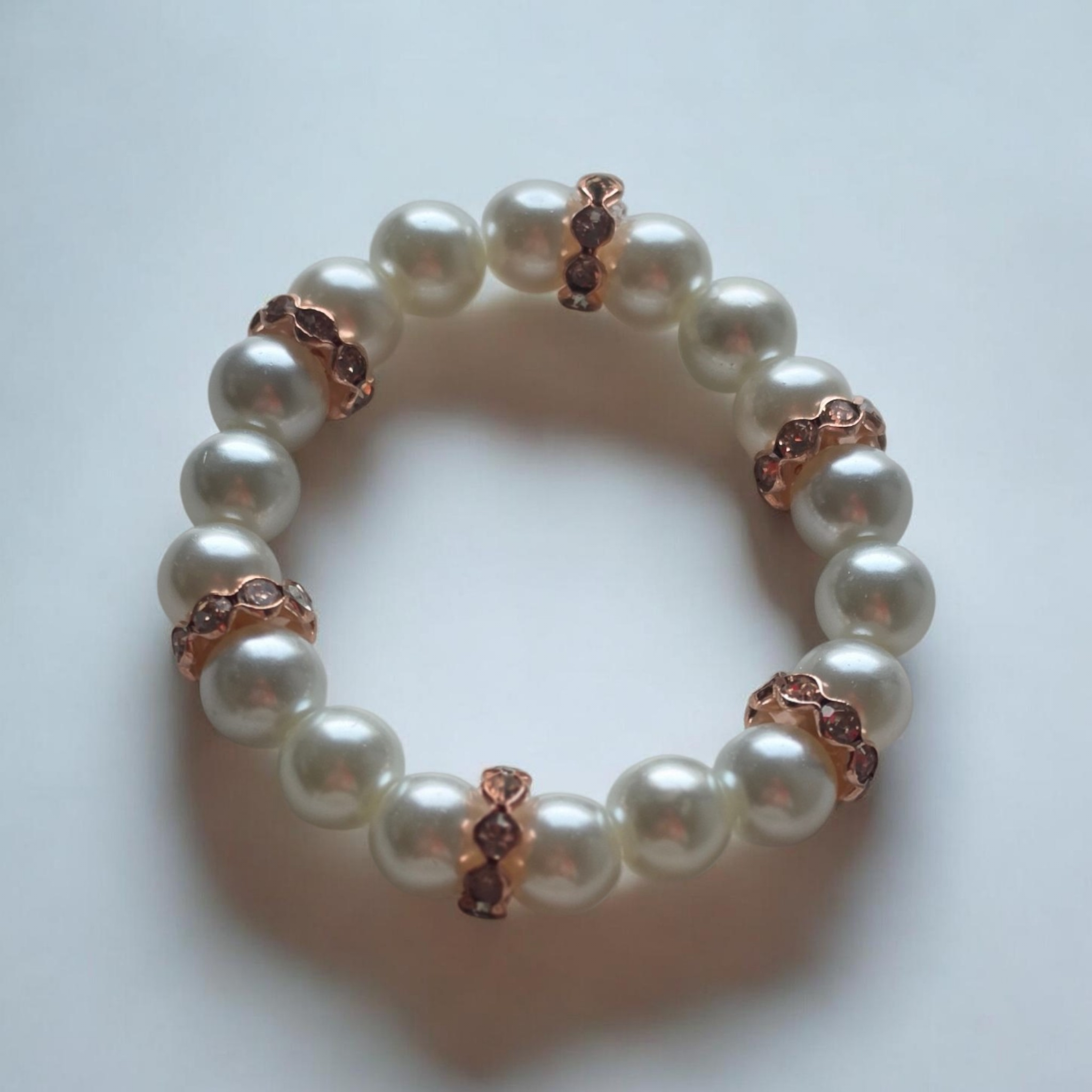 White Pearl Armband