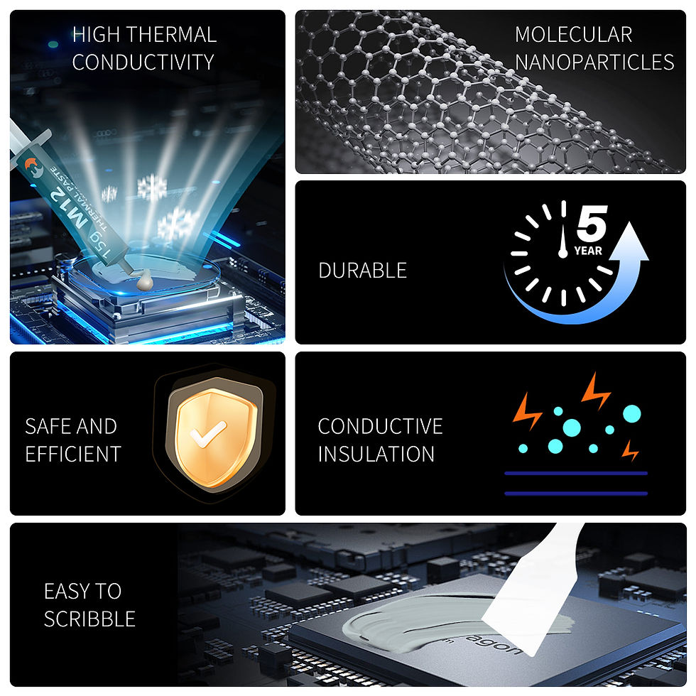 Thumbnail: MJ Thermal Paste Performance Thermal Conductive Grease Paste 12.4 W/MK 1/4/8/15/