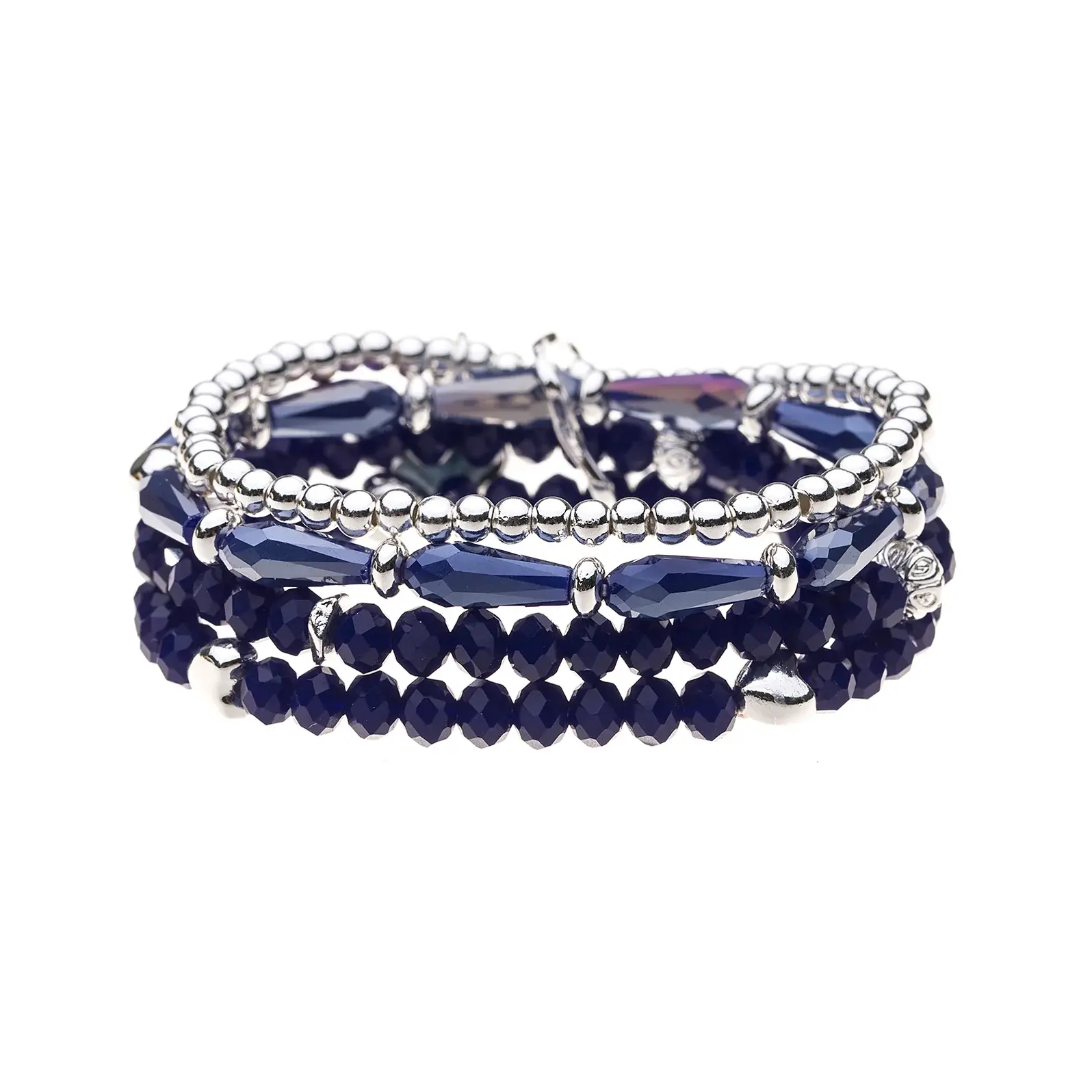 Navy Bracelet w Lapis Stones