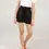 Thumbnail: Stretch Paper Bag Shorts Black