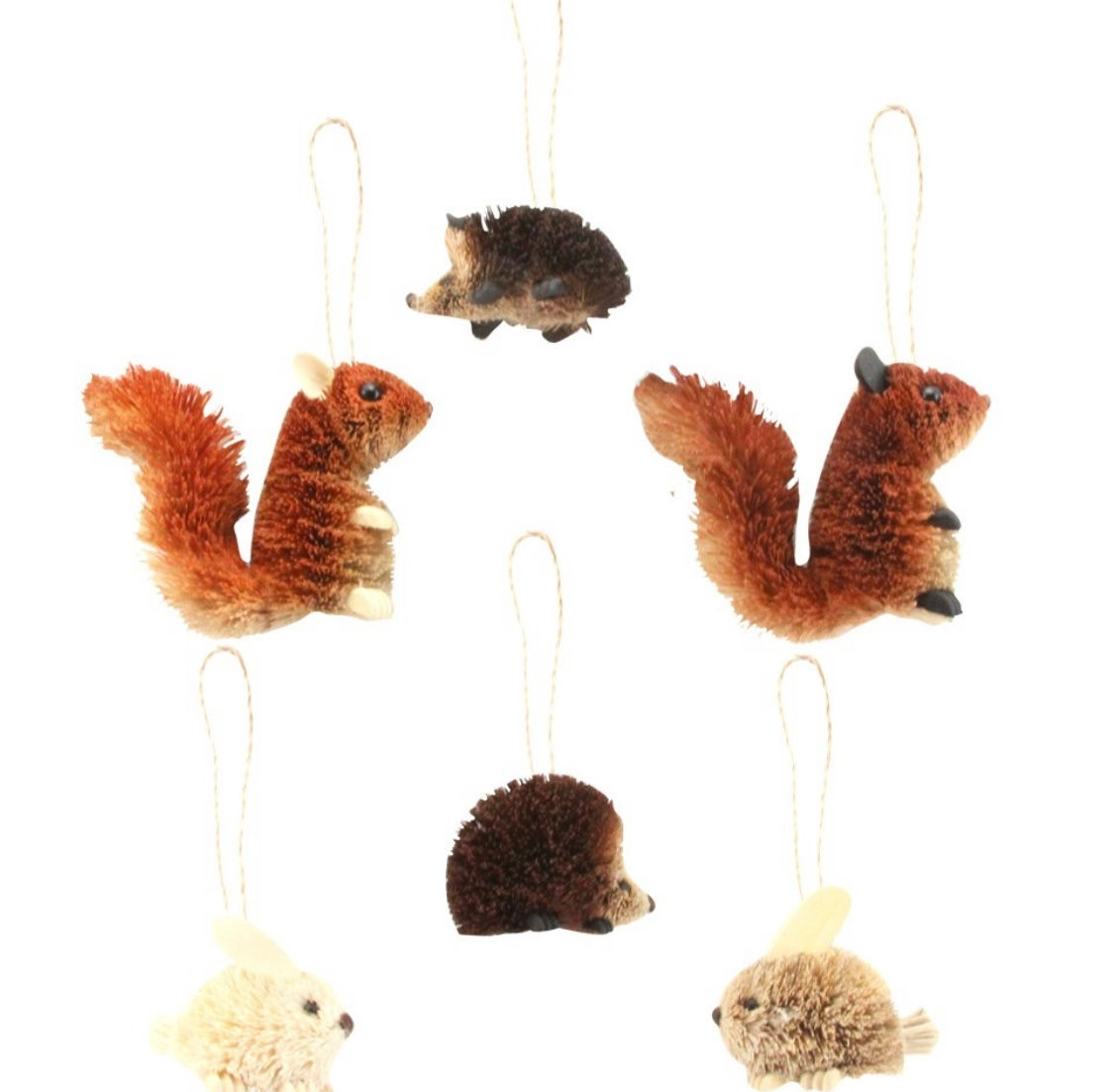Woodland Animal Hanging Dec Assortment