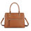 Thumbnail: Tan Structured Satchel Bag