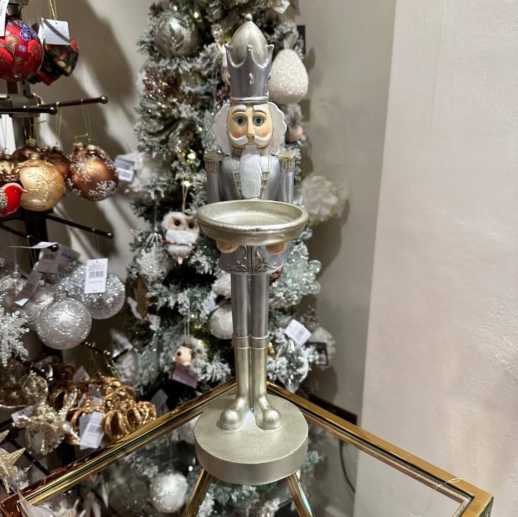 Large Silver Nutcracker