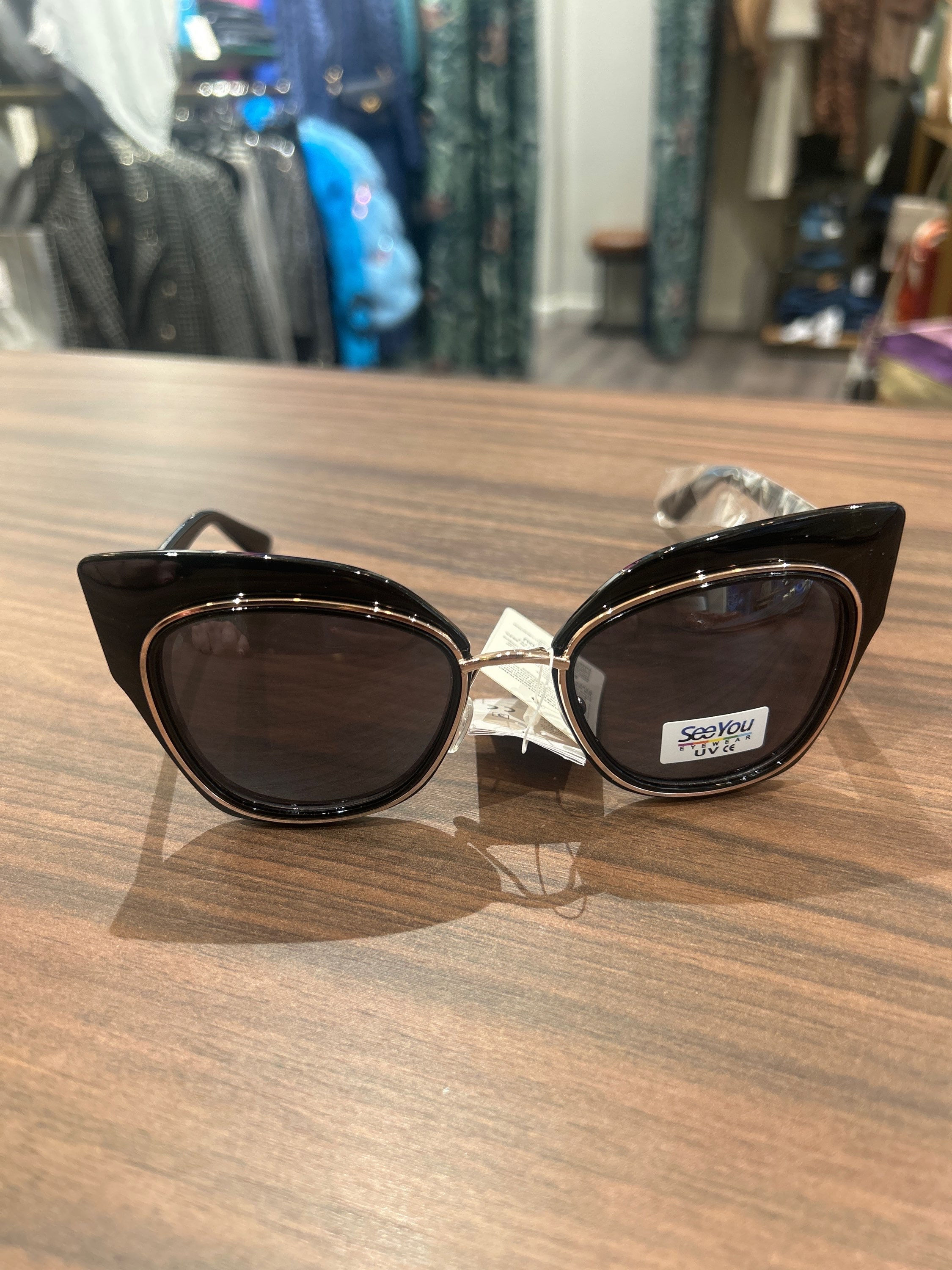 Cat Eye Sunglasses Black