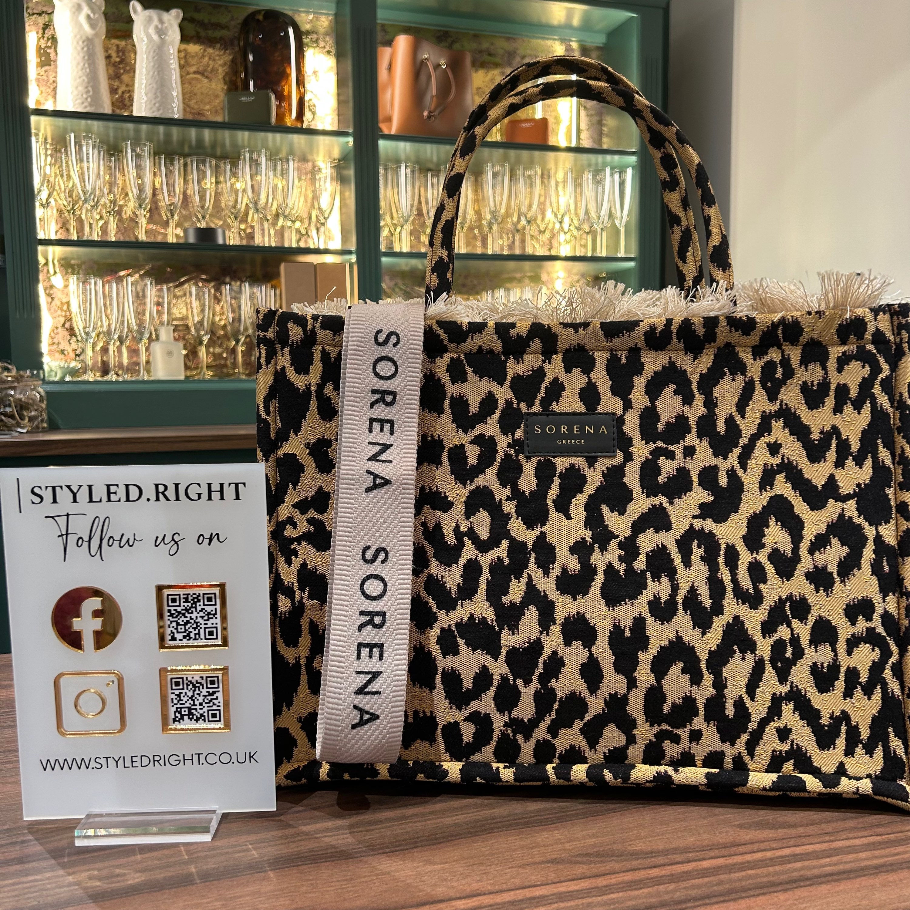 Sorena Leopard Tote Bag