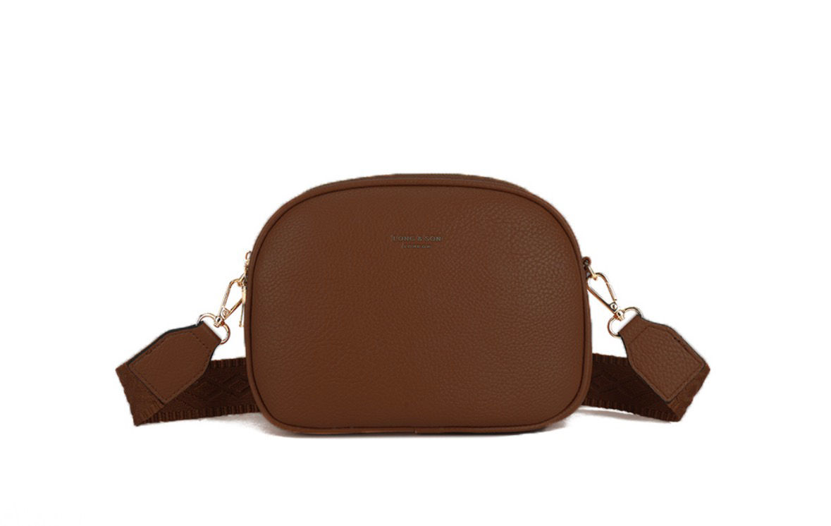 Choc Brown Triple Compartment Bag