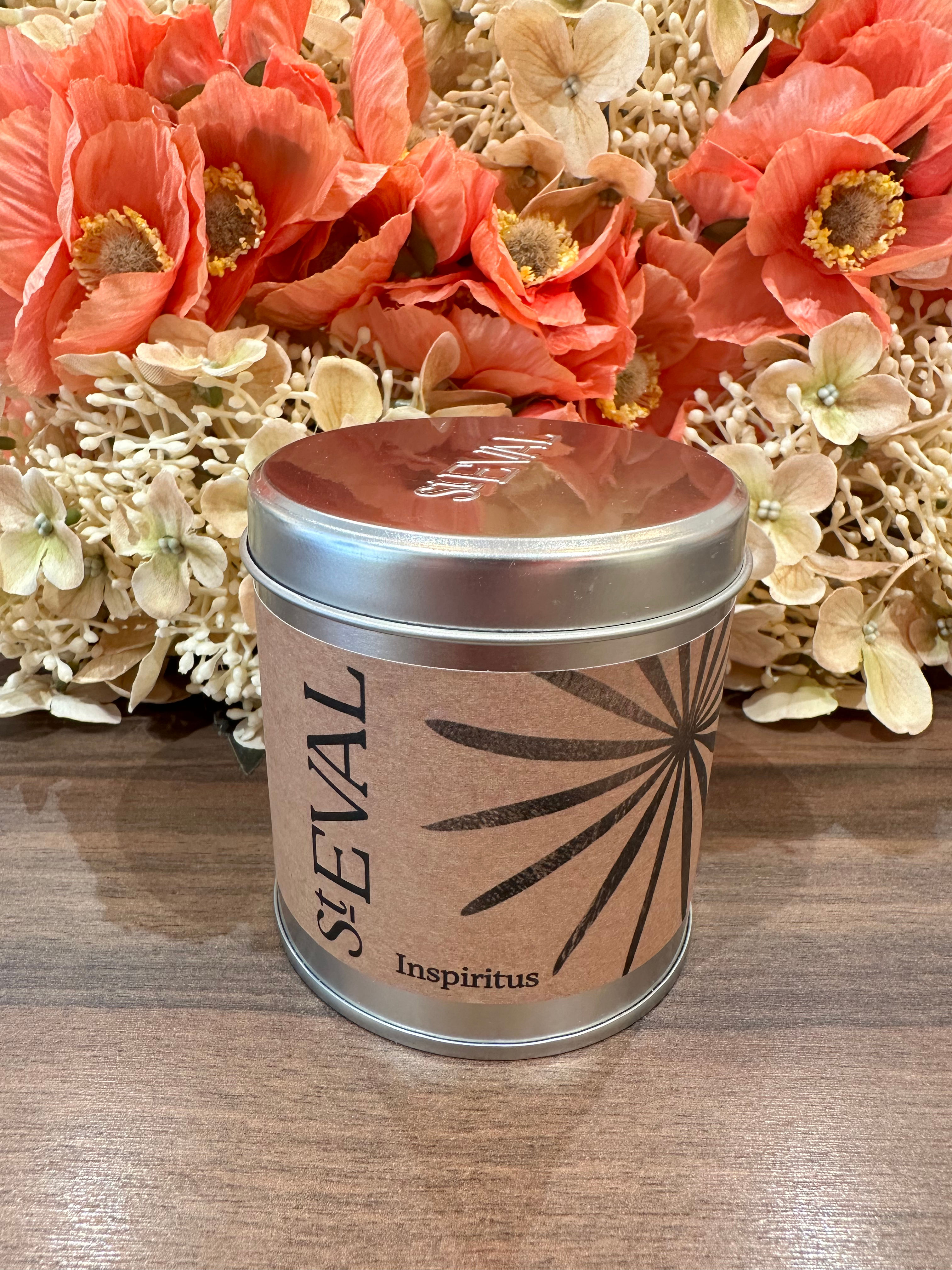 St. Eval Inspiritus Tin Candle