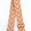 Thumbnail: Orange Two Tone Chevron Print Woven Bag Strap