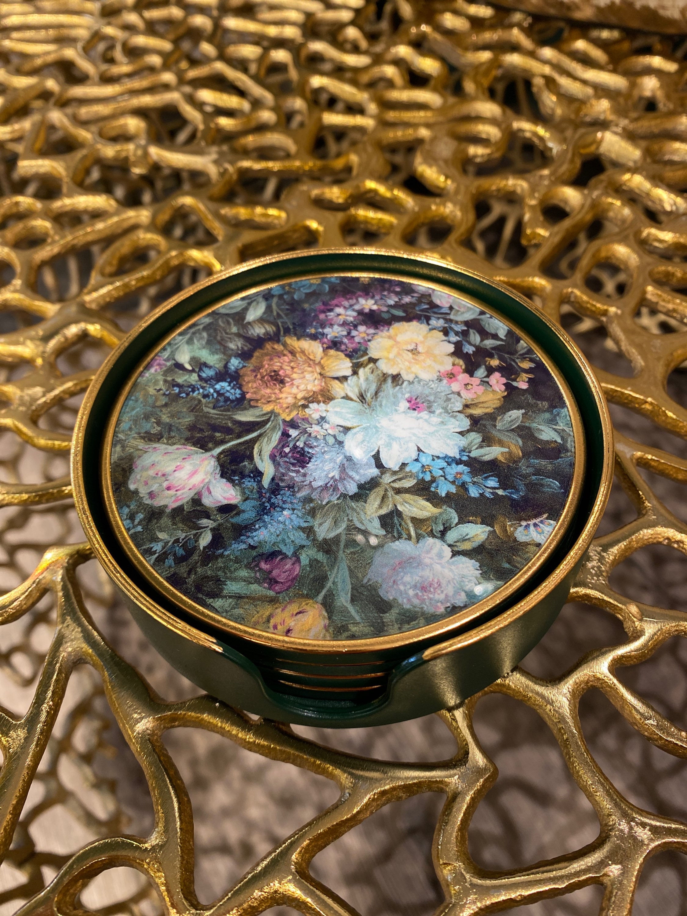 Laura Ashley Mathilde Set of 4 Coasters