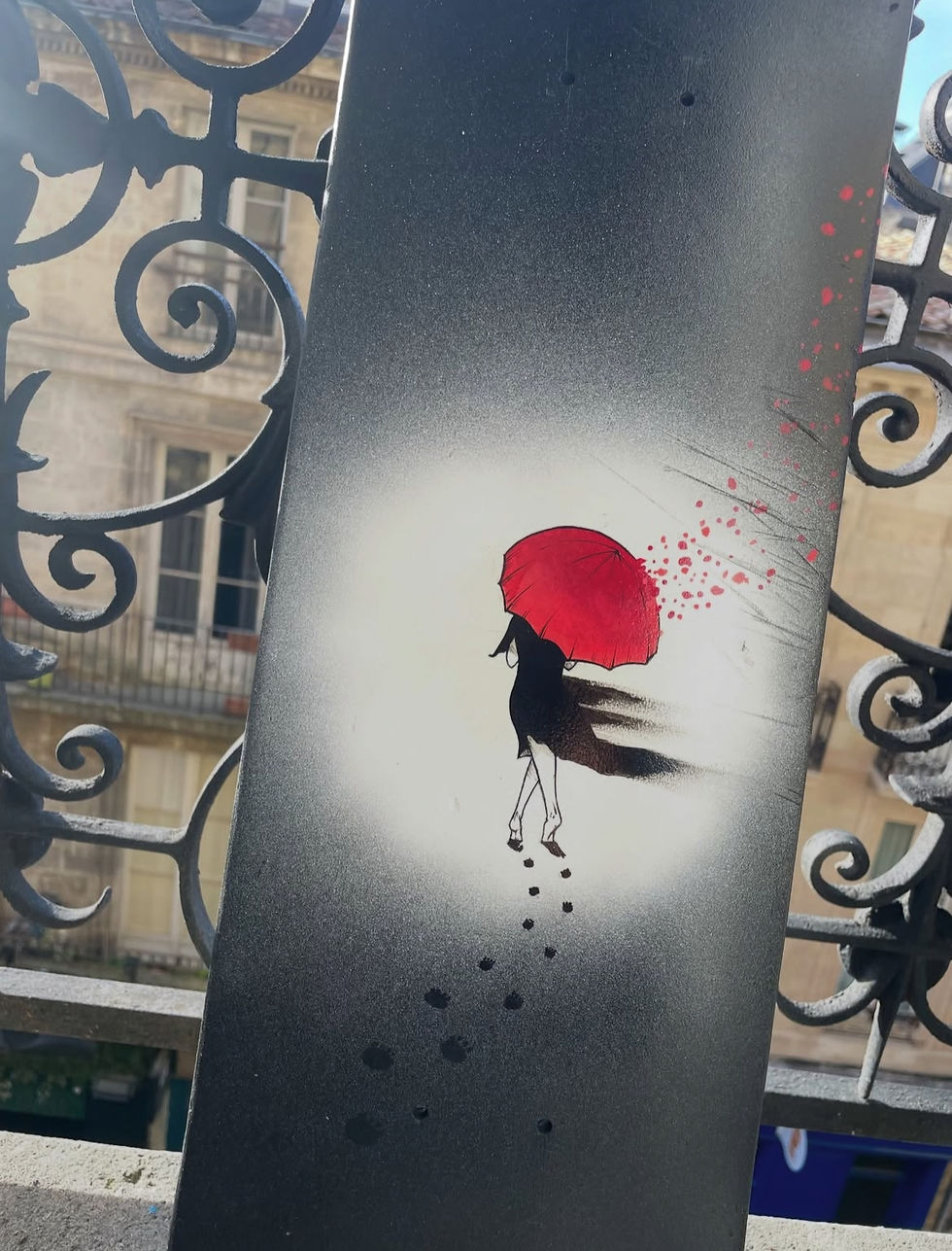 Miniature : "La dame en rouge"