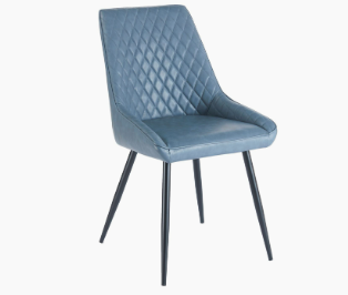 Dove Grey Faux Leather Armchair