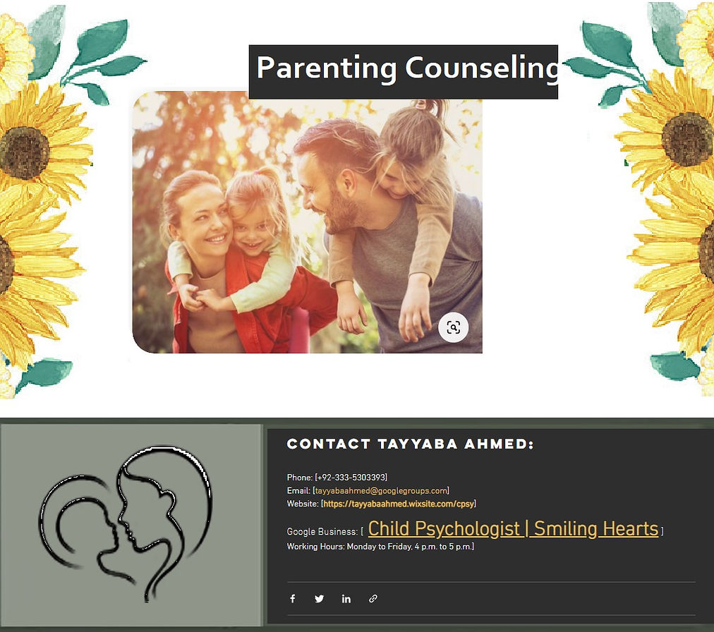 Parenting Counseling - Child Psychologist - tayyaba Ahmed - Healing Hearts.jpg