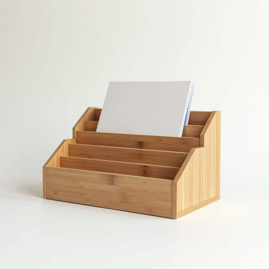 Bamboo Desktop Sorter