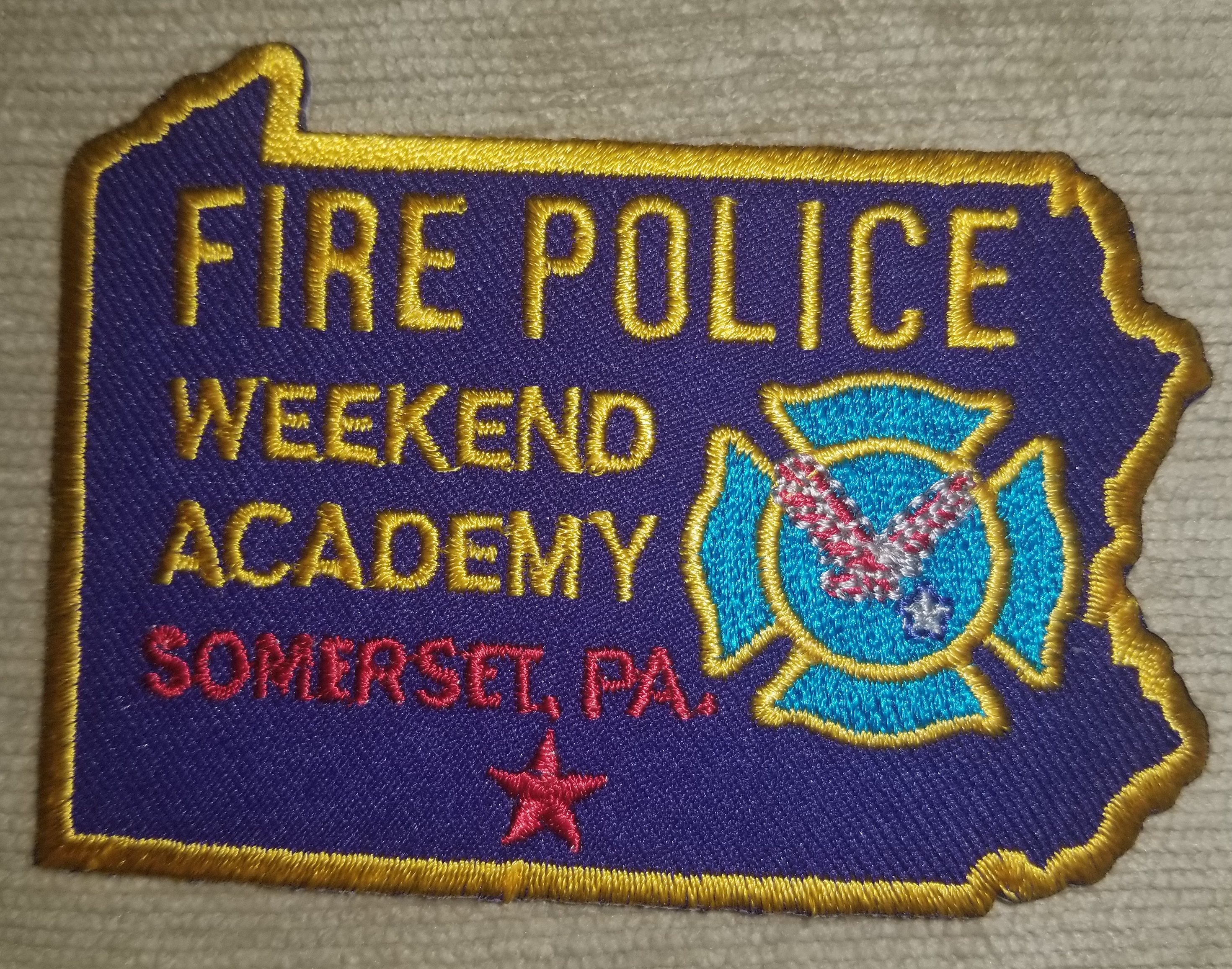 Somerset Fire Police Weekend Academy PA.