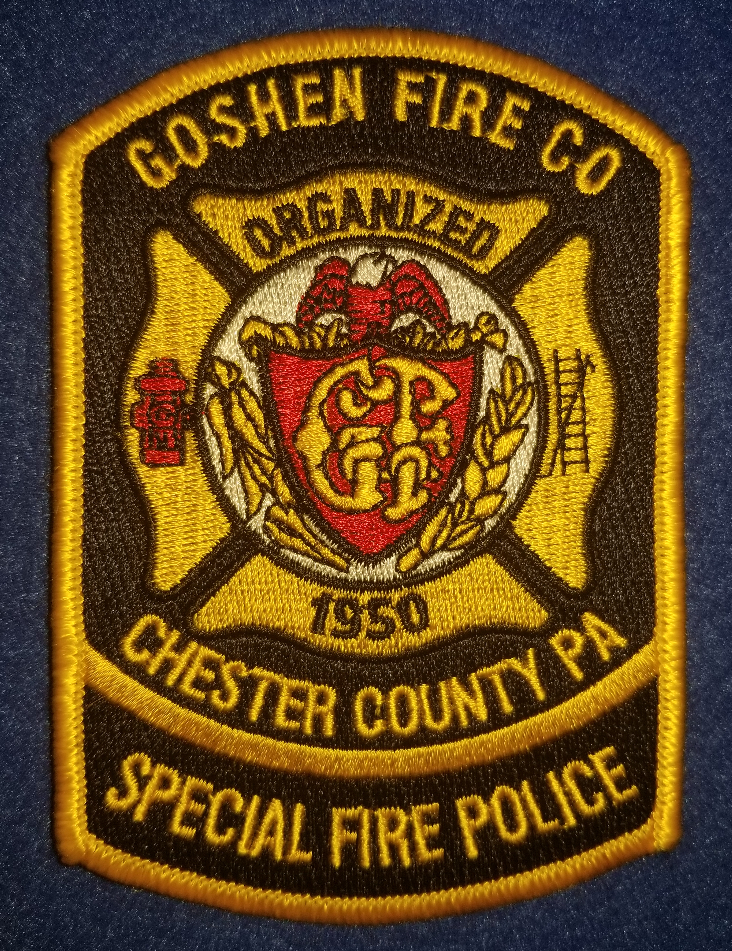 Goshen Fire Co Fire Police Chester Count