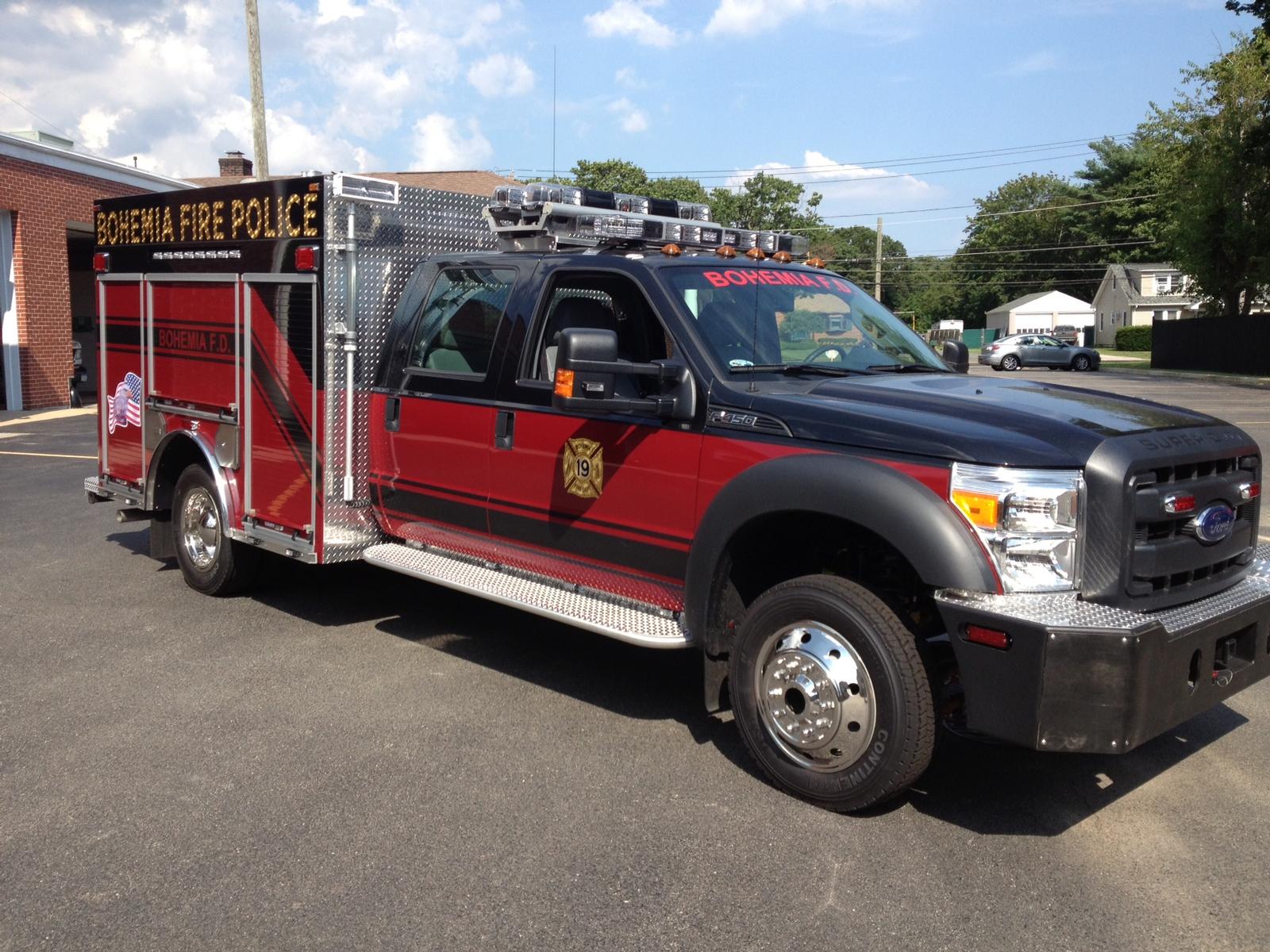 Bohemia NY Fire Police Brat 3-12-19
