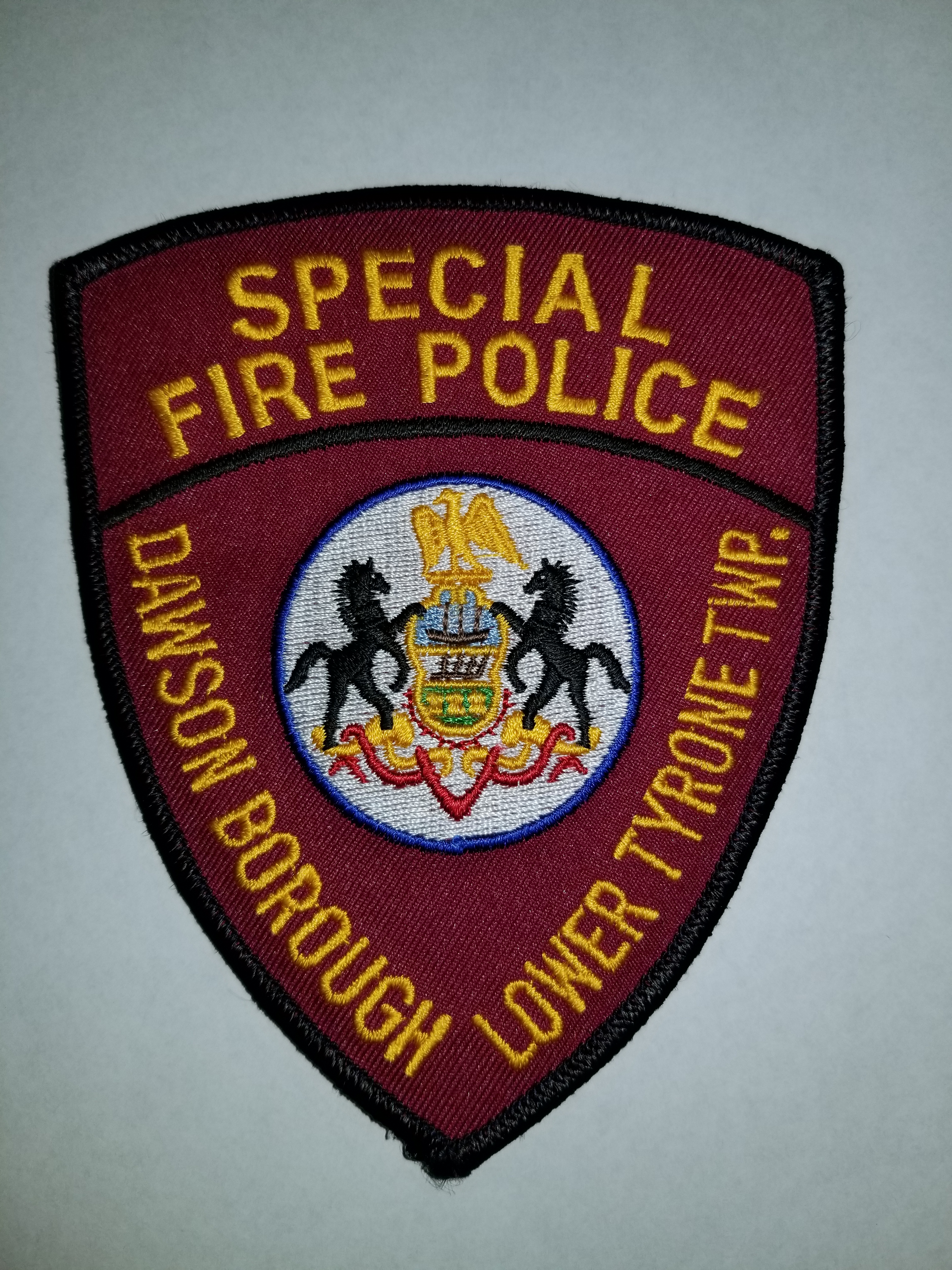 Dawson Borough Lower Tyrone Township PA Special Fire Police