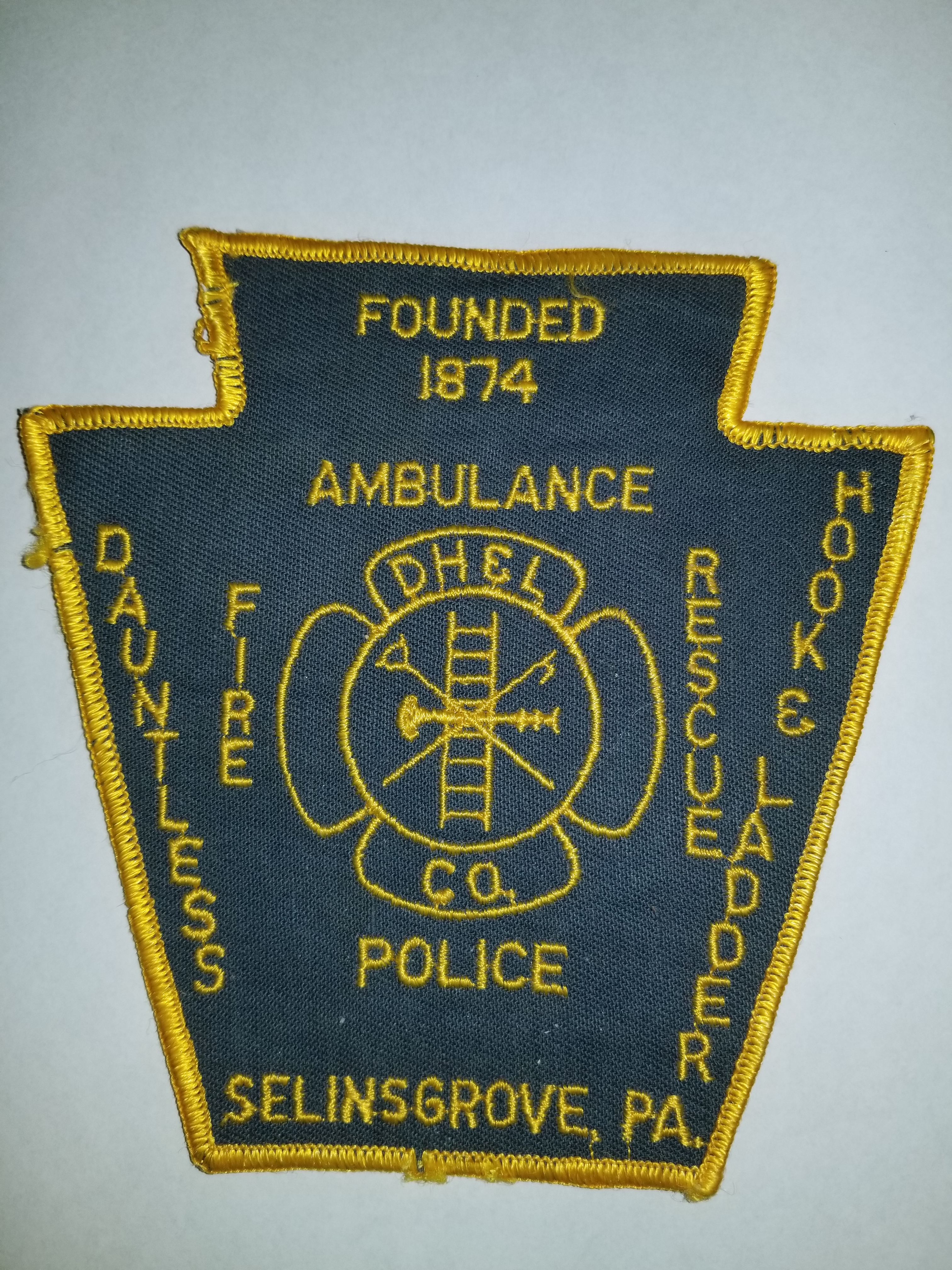 Dauntless Hook and Ladder Sellinsgrove PA Fire Police