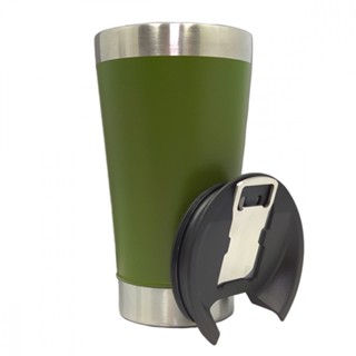 Miniatura: Copo Térmico 473ml com Tampa e Abridor – Ideal para Bebidas Quentes ou Geladas