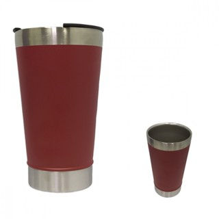 Miniatura: Copo Térmico 473ml com Tampa e Abridor – Ideal para Bebidas Quentes ou Geladas