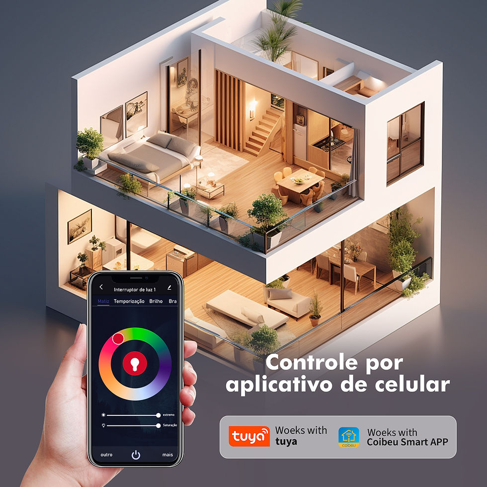 Miniatura: Lâmpada Inteligente WiFi E27 15W - 16 Mi Cores RGB, Controle por Voz Alexa/Goog