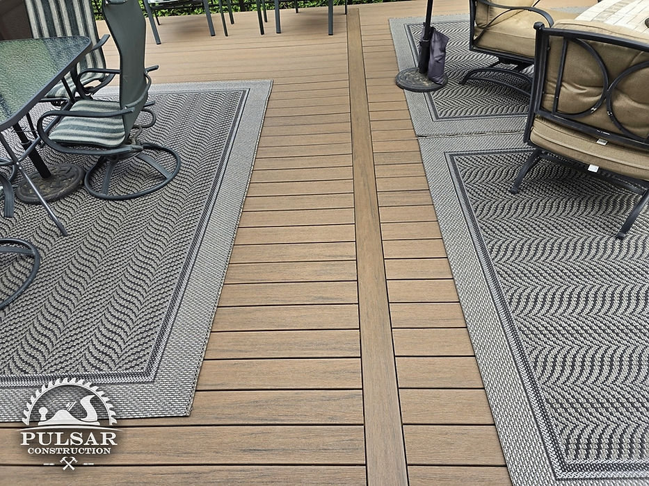 Brown TimberTech Composite Deck Built In Morgan Creek South Surrey BC