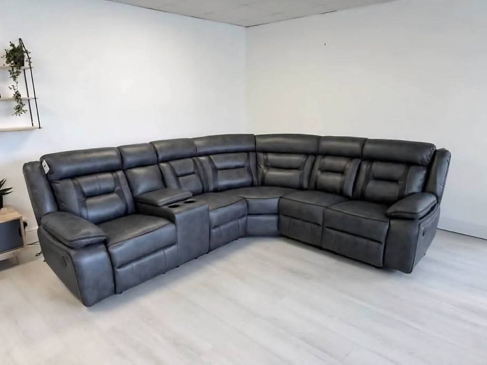 Thumbnail: Nova Electric Grey Corner Sofa