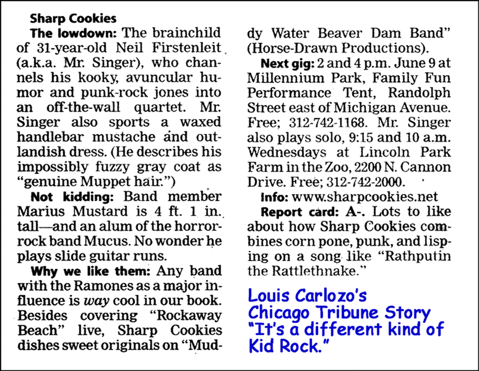 The Lowdown on the Sharp Cookies