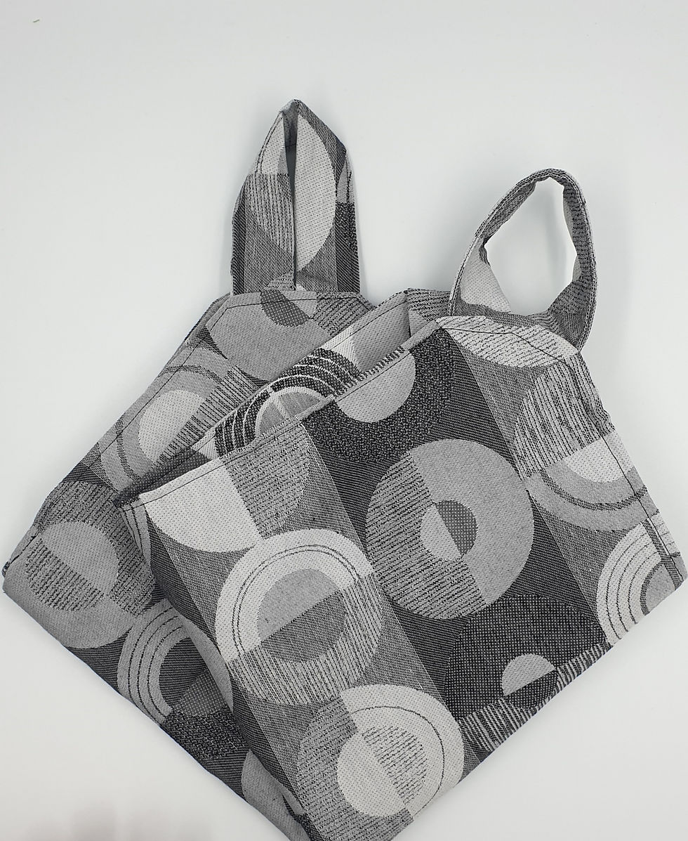 Miniature : Sac à tarte : CERCLES GRIS