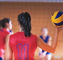 Playing Volleyball