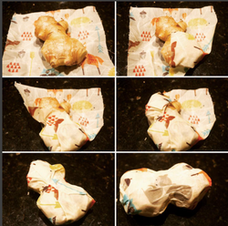 how to wrap ginger with kokebee