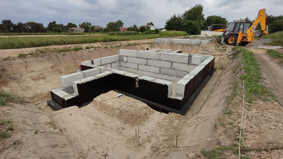 Початок будівництва