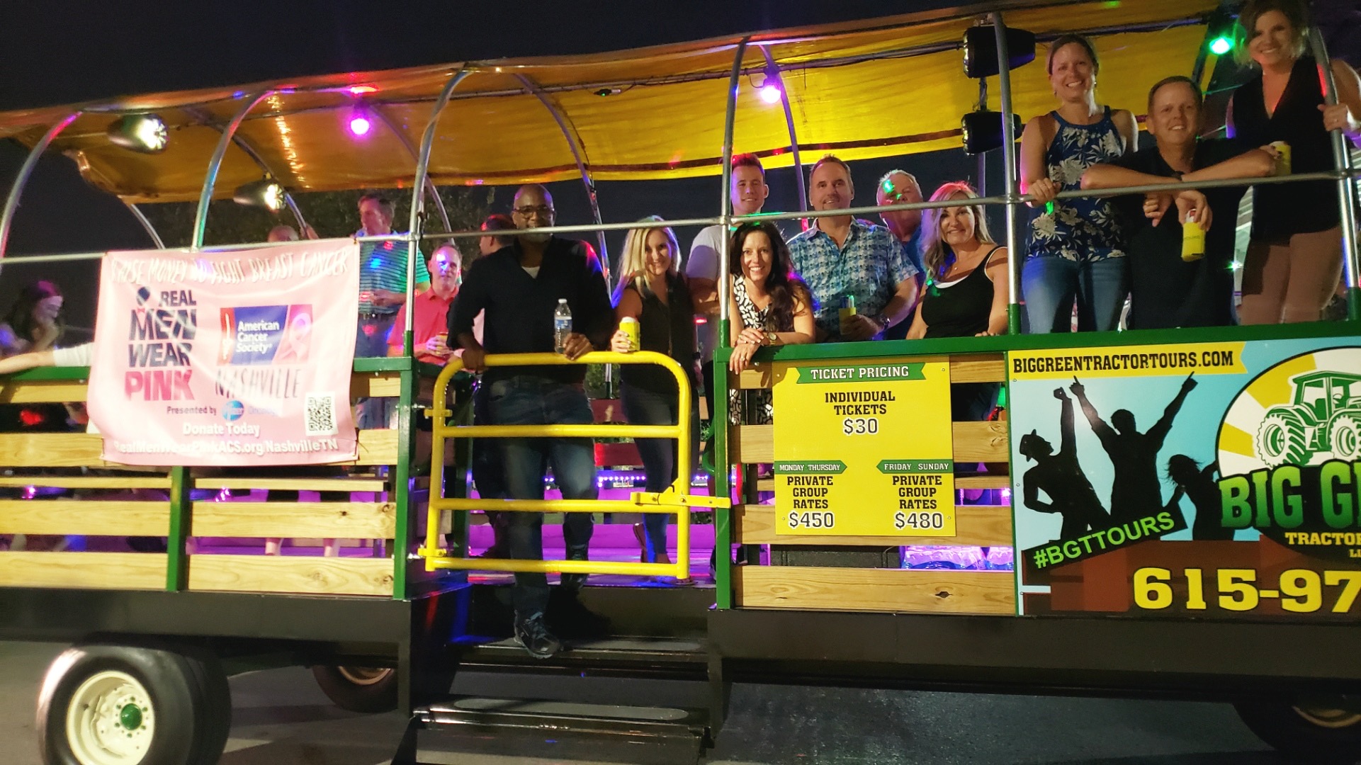 Nashville Tour United States Big Green Tractor Tours