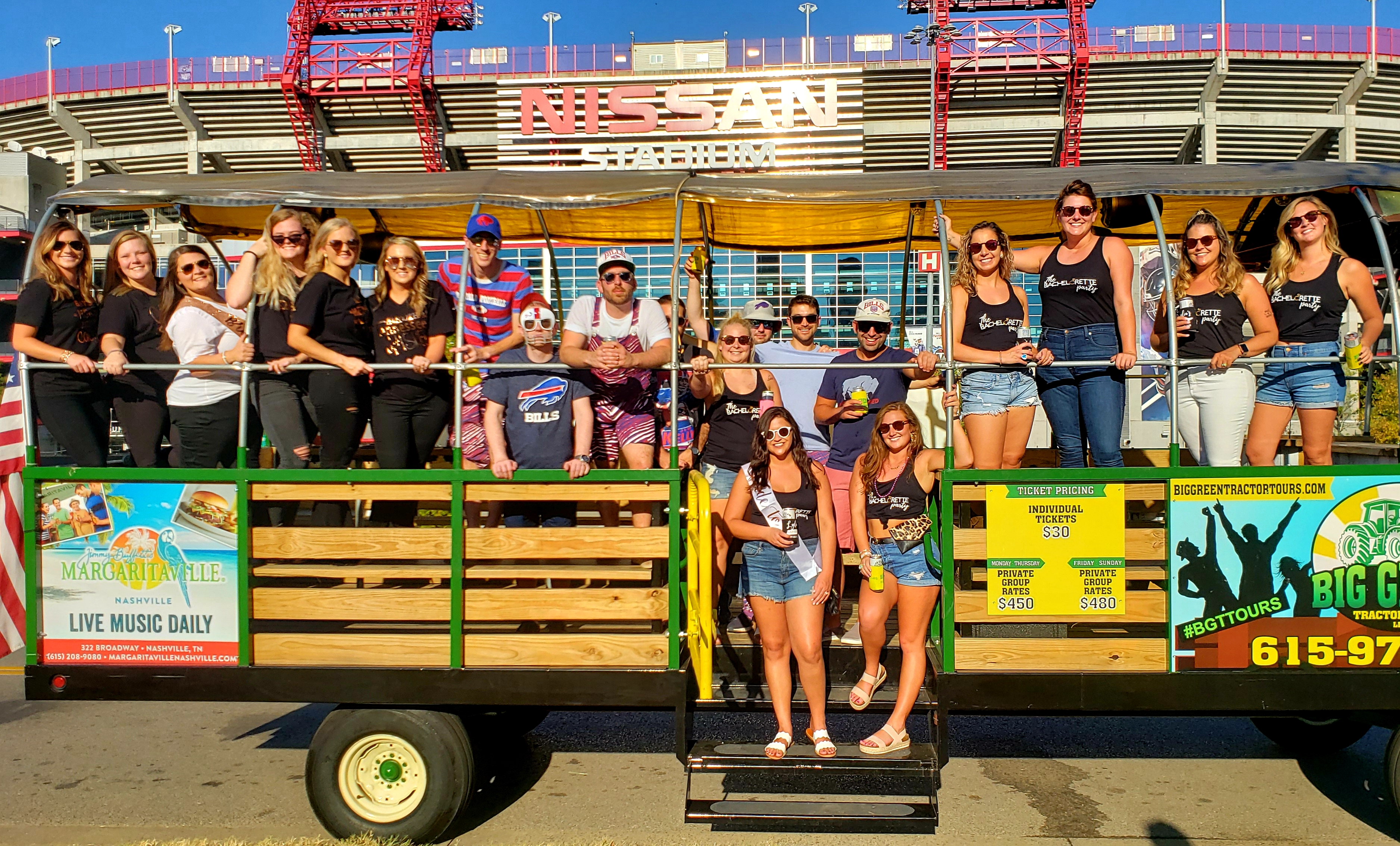 Nashville Tour United States Big Green Tractor Tours