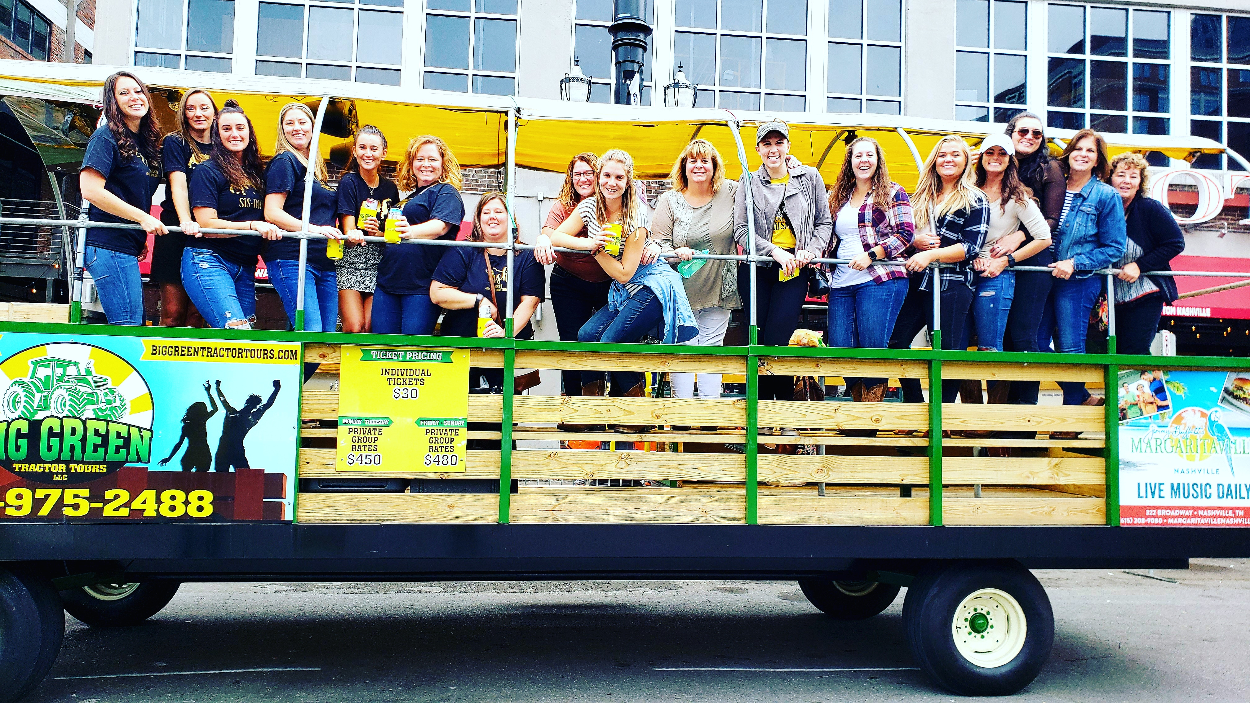 Nashville Tour United States Big Green Tractor Tours