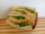 Club sandwich au saumon