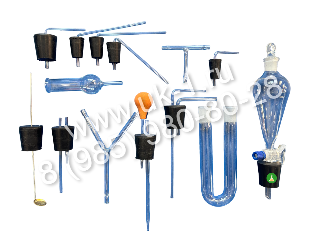 Набор узлов и деталей для опытов по химии