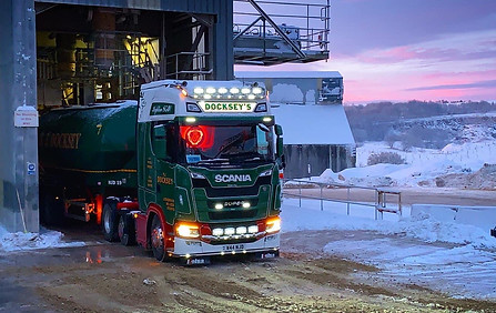 N J Docksey Truck Snow