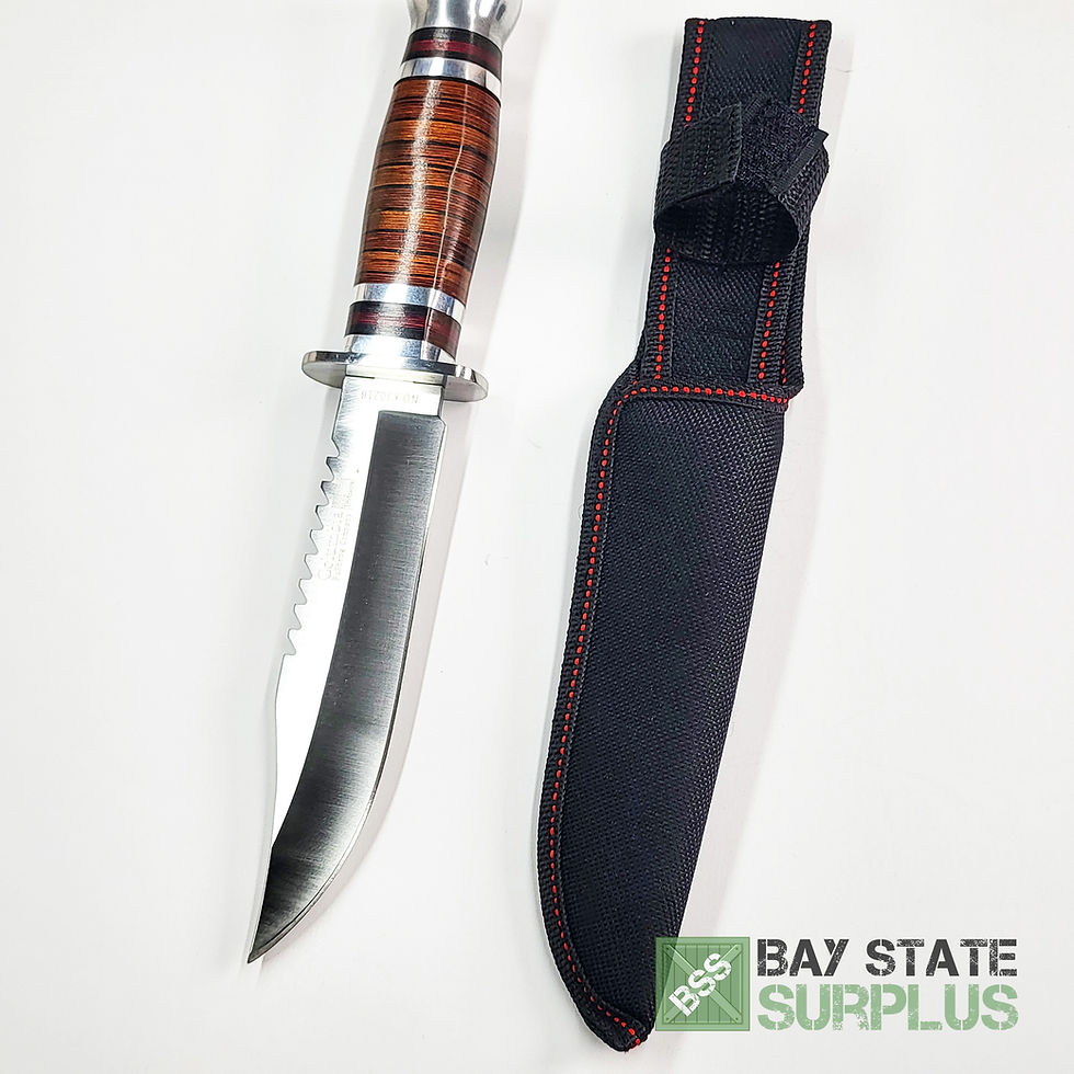 Thumbnail: Photo of the Columbia Fusheng Hunting knife taken at the Bay State Surplus Store in Kingston MA, Photo 4