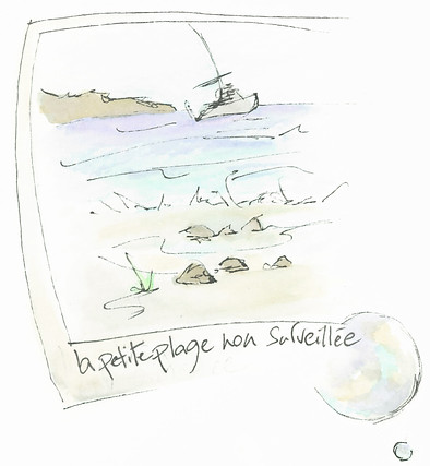 Plage Corse non surveillée