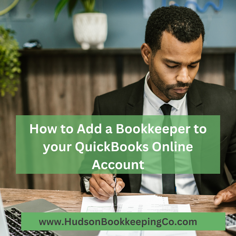 How to add a bookkeeper to your QuickBooks Online account