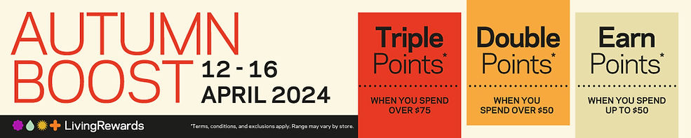 Autumn Boost promotions