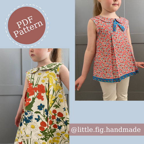 PEGGY Dress and Top PDF Sewing Pattern Little Fig Handmade