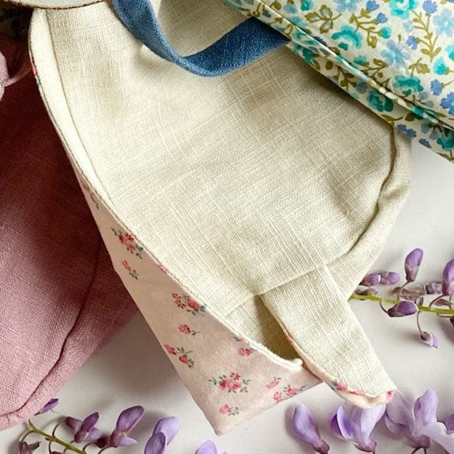 Thumbnail: DORIS Linen Sun Bonnet 0-6m, 6-12m, 1-2yrs