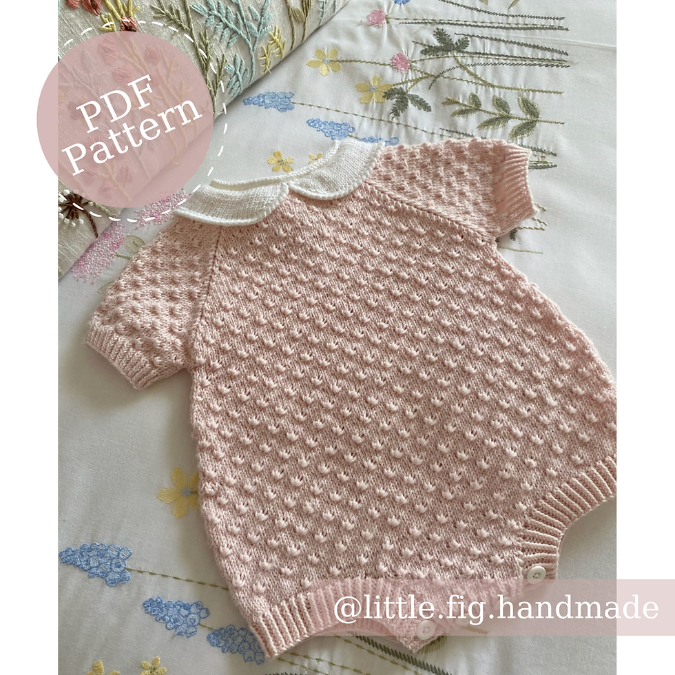 Thumbnail: ROSA Knit Romper PDF Knitting Pattern