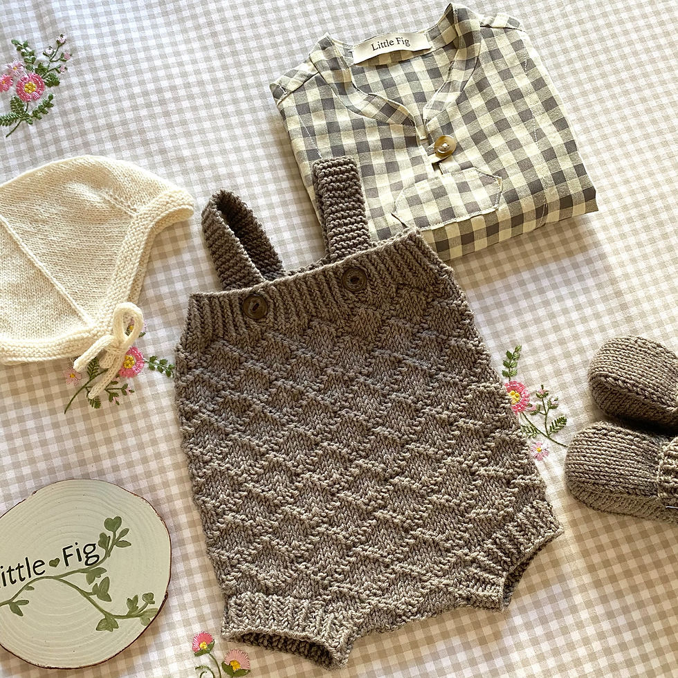 Thumbnail: FINLEY Longline Romper Shorts 0-3m