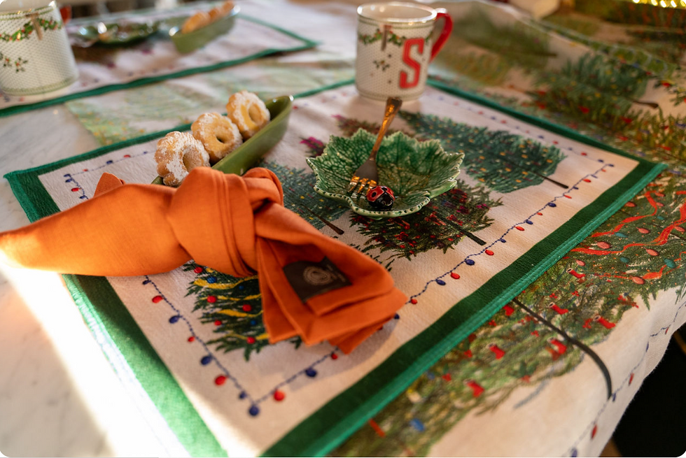 FAIRY TREES MyMat Polyester - La Girafe Bleue et Tessitura Toscana Telerie